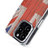United Kingdom Flag Dark Wood iPhone 15 Pro MagSafe Case
